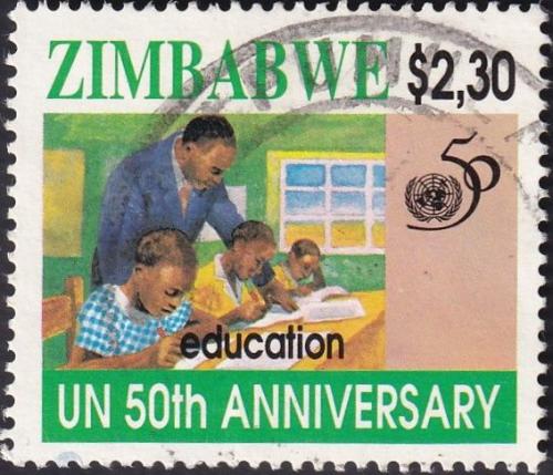 Potov znmka Zimbabwe 1995 OSN, 50. vroie Mi# 567