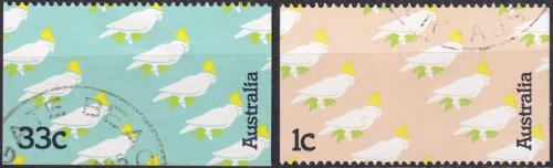 Potov znmky Austrlia 1985 Kakadu lutoeelat Mi# 918-19 C