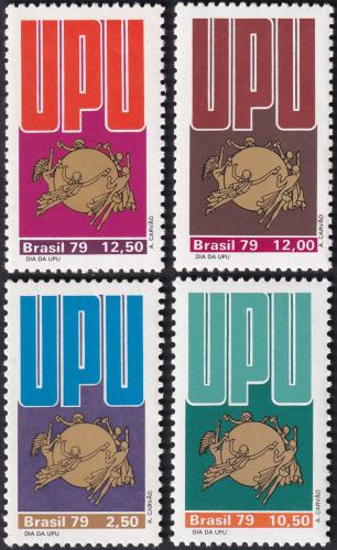 Potov znmky Brazlie 1979 UPU, 105. vroie Mi# 1738-41