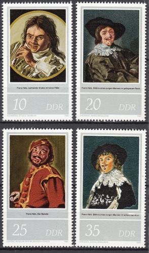 Potov znmky DDR 1980 Umenie, Frans Hals Mi# 2543-46