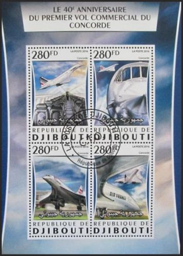 Potov znmky Dibutsko 2016 Concorde 1A Mi# Mi# 1084-87 Kat 12 - zvi obrzok
