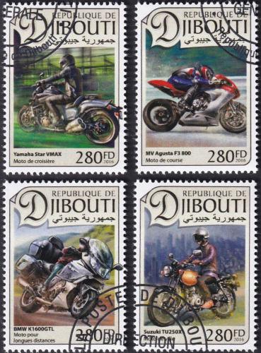 Potov znmky Dibutsko 2016 Motocykle 1D Mi# 1353-56 Kat 11 