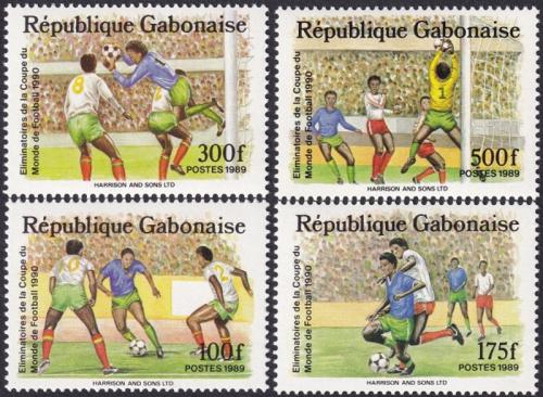 Potov znmky Gabon 1989 MS ve futbale Mi# 1045-48 Kat 11