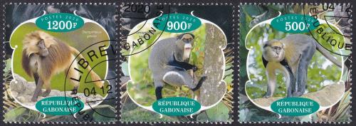 Potov znmky Gabon 2020 Opice 2A Mi# N/N