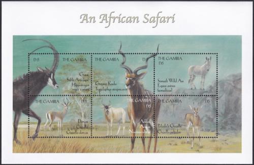 Potov znmky Gambia 2000 Africk fauna Mi# 3515-20