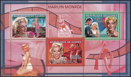 Potov znmky Guinea 2006 Marilyn Monroe Mi# Mi# 4311-13 Bogen