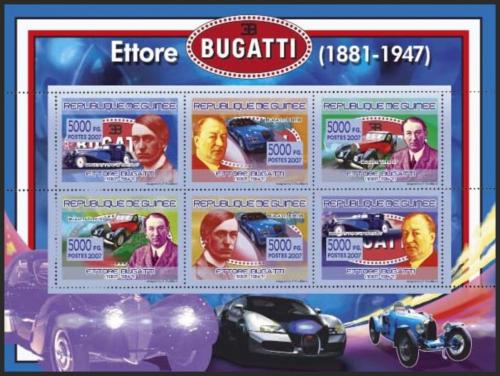 Potov znmky Guinea 2007 Bugatti Mi# 5211-16 Kat 8.50