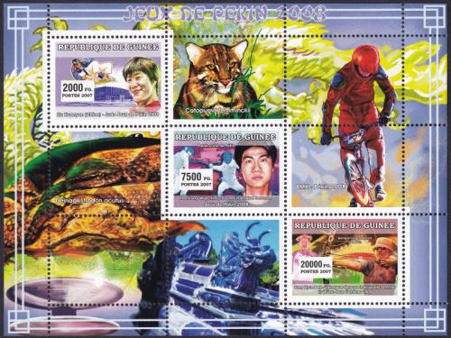 Potov znmky Guinea 2007 LOH Peking Mi# 4560-62 Kat 8