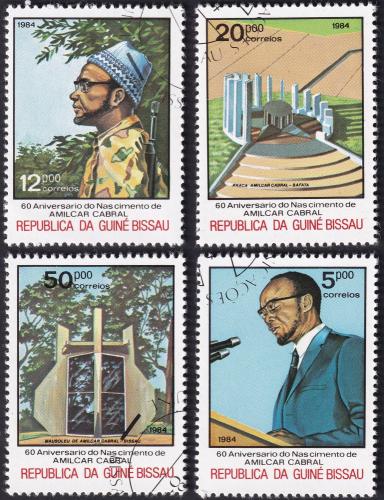 Potov znmky Guinea-Bissau 1984 Amilcal Cabral Mi# 793-96