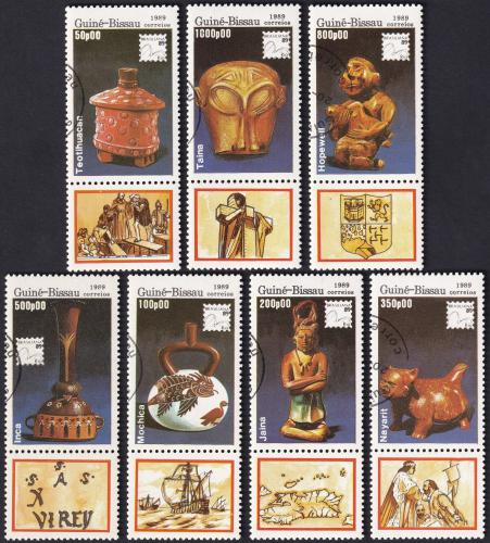 Potov znmky Guinea-Bissau 1989 Artefakty Mi# 1065-71