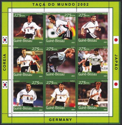 Potov znmky Guinea-Bissau 2001 MS ve futbale 1A Mi# 1343-51 Kat 10