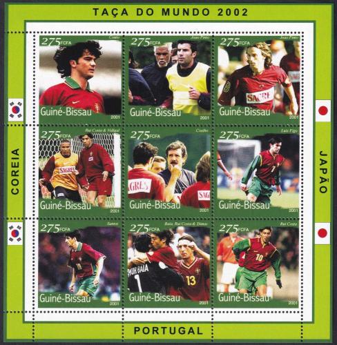 Potov znmky Guinea-Bissau 2001 MS ve futbale 1A Mi# 1352-60 Kat 10