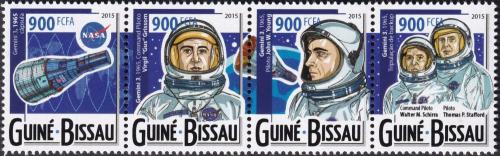 Potov znmky Guinea-Bissau 2015 Vesmrn mise Gemini 3 1B Mi# 7890-93 Kat 14