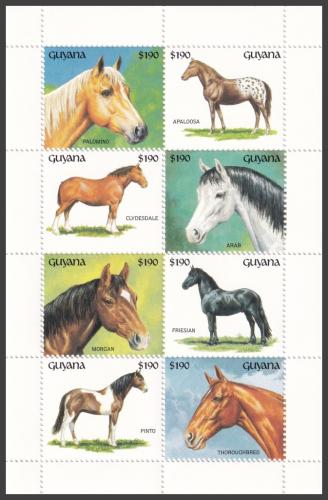 Potov znmky Guyana 1992 Kone Mi# 3855-62 Kat 60