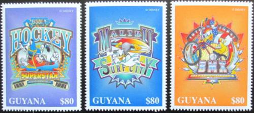 Potov znmky Guyana 1996 Disney, Mickey Mouse Mi# 5635-37