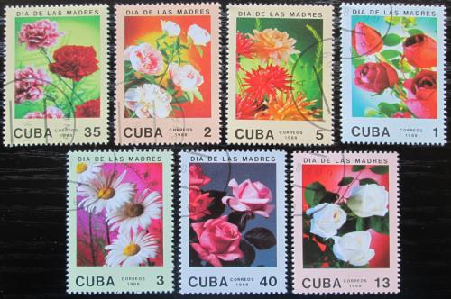 Potov znmky Kuba 1988 Kvety, Den matek Mi# 3166-72
