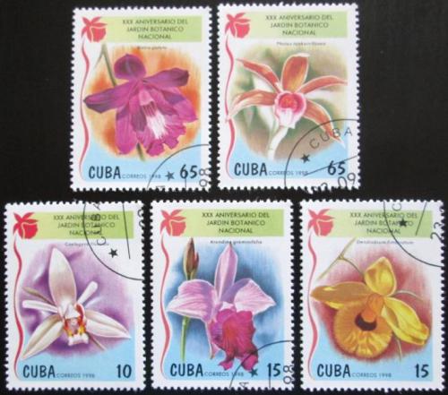 Potov znmky Kuba 1998 Orchideje Mi# 4144-48 - zvi obrzok