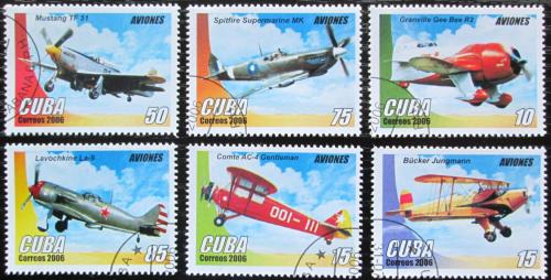 Potov znmky Kuba 2006 Lietadla Mi# 4821-26