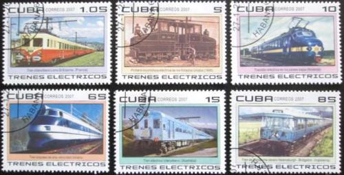 Potov znmky Kuba 2007 Elektrick lokomotvy Mi# 4888-93 - zvi obrzok