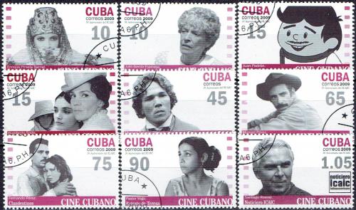 Potov znmky Kuba 2009 Kubnsk kinematografie Mi# 5235-43 Kat 8.50