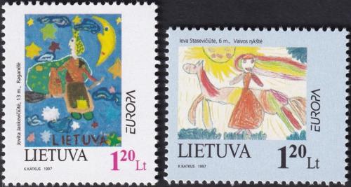 Potov znmky Litva 1997 Eurpa CEPT Mi# 636-37