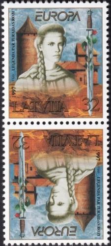 Potov znmky Lotysko 1997 Eurpa CEPT Mi# 453