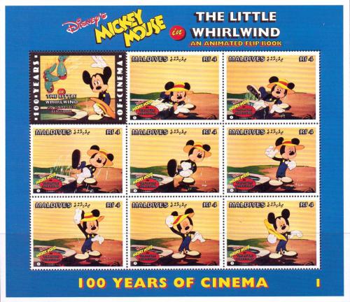 Potov znmky Maldivy 1996 Disney, Mickey Mouse Mi# 2761-68