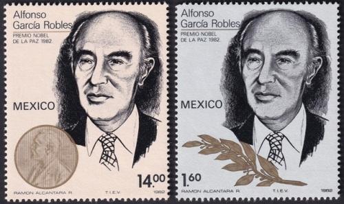 Potov znmky Mexiko 1982 Alfonso Robles Mi# 1854-55 