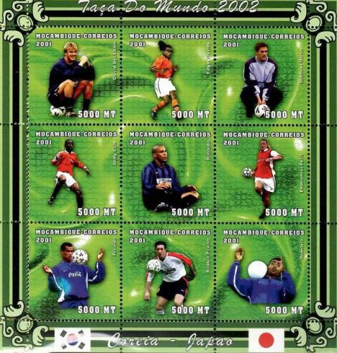 Potov znmky Mozambik 2001 MS ve futbale Mi# 1805-13