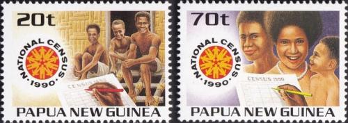 Potov znmky Papua Nov Guinea 1990 Stn lidu Mi# 614-15