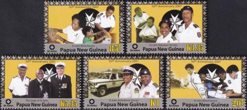 Potov znmky Papua Nov Guinea 2007 Zchranri Mi# 1277-81 Kat 8.50