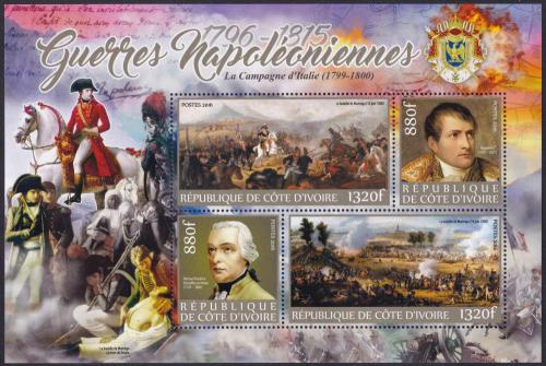 Potov znmky Pobreie Slonoviny 2016 Napoleon, Napoleonsk vlky 1A Mi# N/N