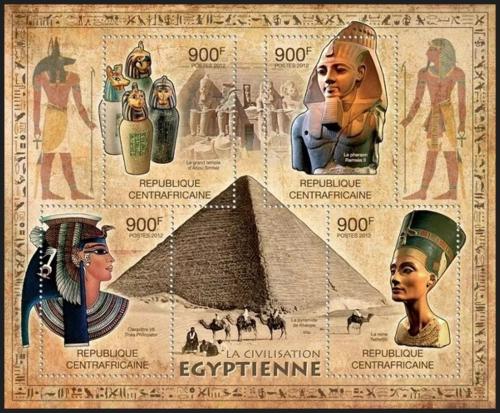 Potov znmky SAR 2012 Egyptsk kultura Mi# 3562-65 Kat 16
