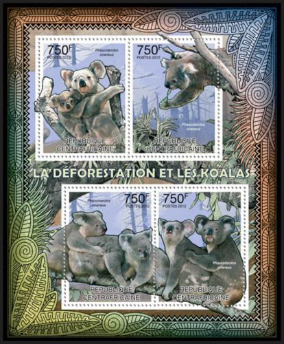 Potov znmky SAR 2012 Koala Mi# 3637-40 Kat 14