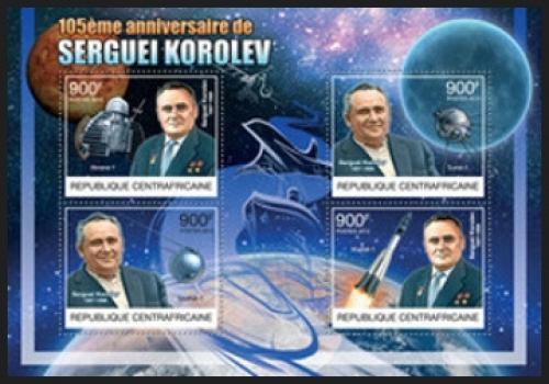 Potov znmky SAR 2012 Sergej Koroljov, raketov inenr Mi# 3852-55 Kat 16