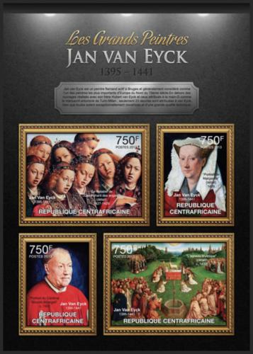 Potov znmky SAR 2013 Umenie, Jan van Eyck Mi# 3862-65 Kat 14