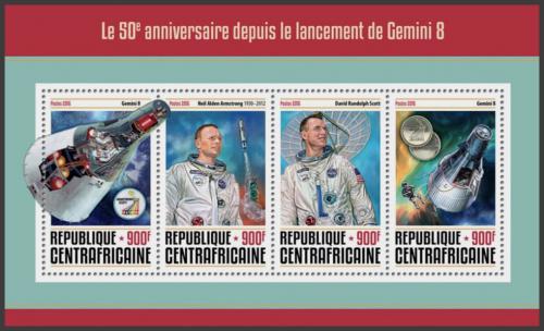 Potov znmky SAR 2016 Mise Gemini 8 Mi# 6415-18 Kat 16