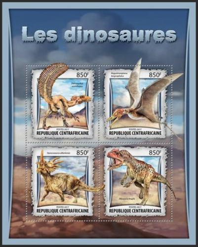Potov znmky SAR 2017 Dinosaury Mi# 6720-23 Kat 15