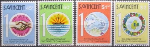 Potov znmky Svt Vincent 1983 Smlouva z Chaguaramas Mi# 656-59