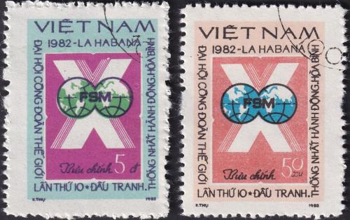 Potov znmky Vietnam 1982 Kongres odbor Mi# 1200-01 - zvi obrzok